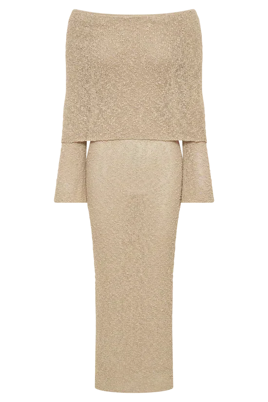 ALLURE BOUCLE MAXI DRESS