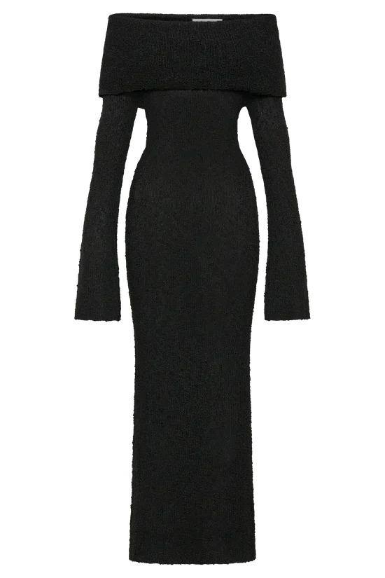 ALLURE BOUCLE MAXI DRESS