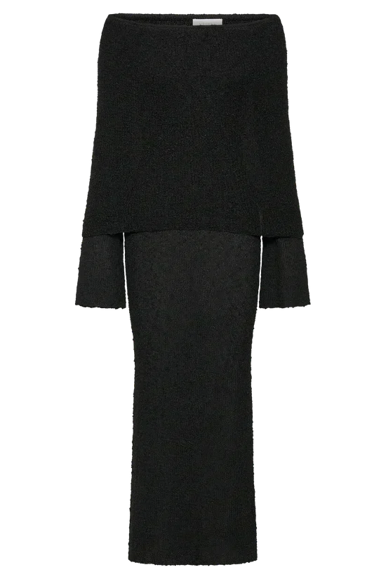 ALLURE BOUCLE MAXI DRESS