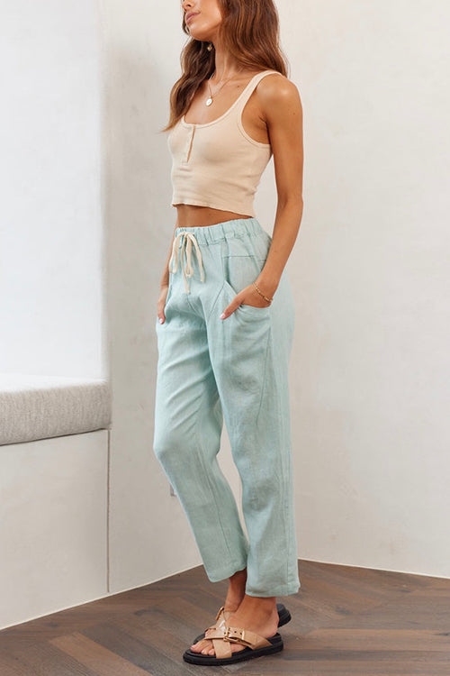 Relaxed Drawstring Pants