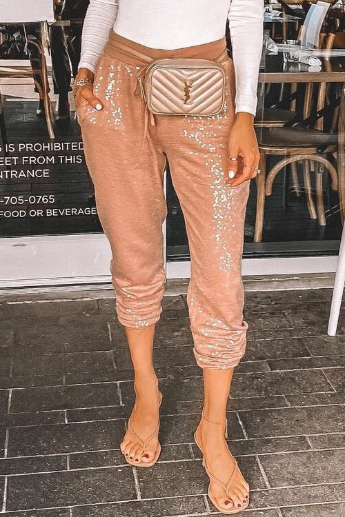Show Your Sparkle Sequin Joggers