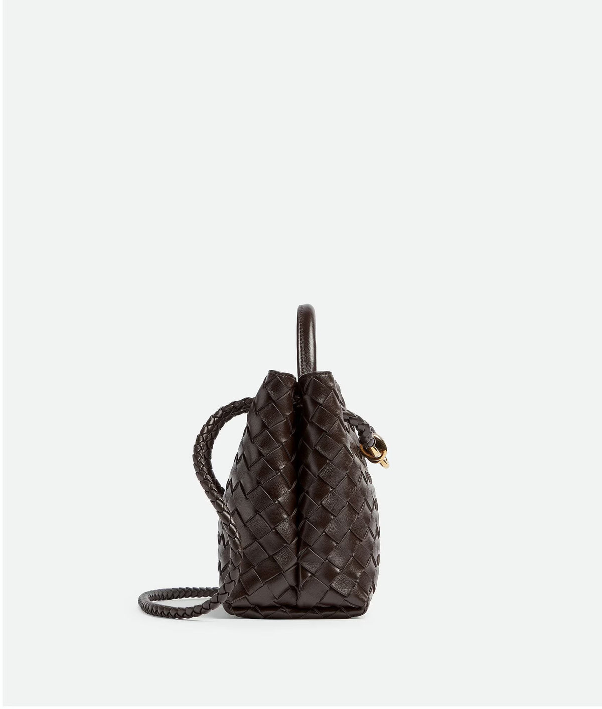 Woven Knot Detail Top Handle Tote Bag