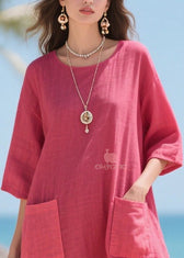 Beautiful Rose Oversized Patchwork Tulle Maxi Dresses Summer 2