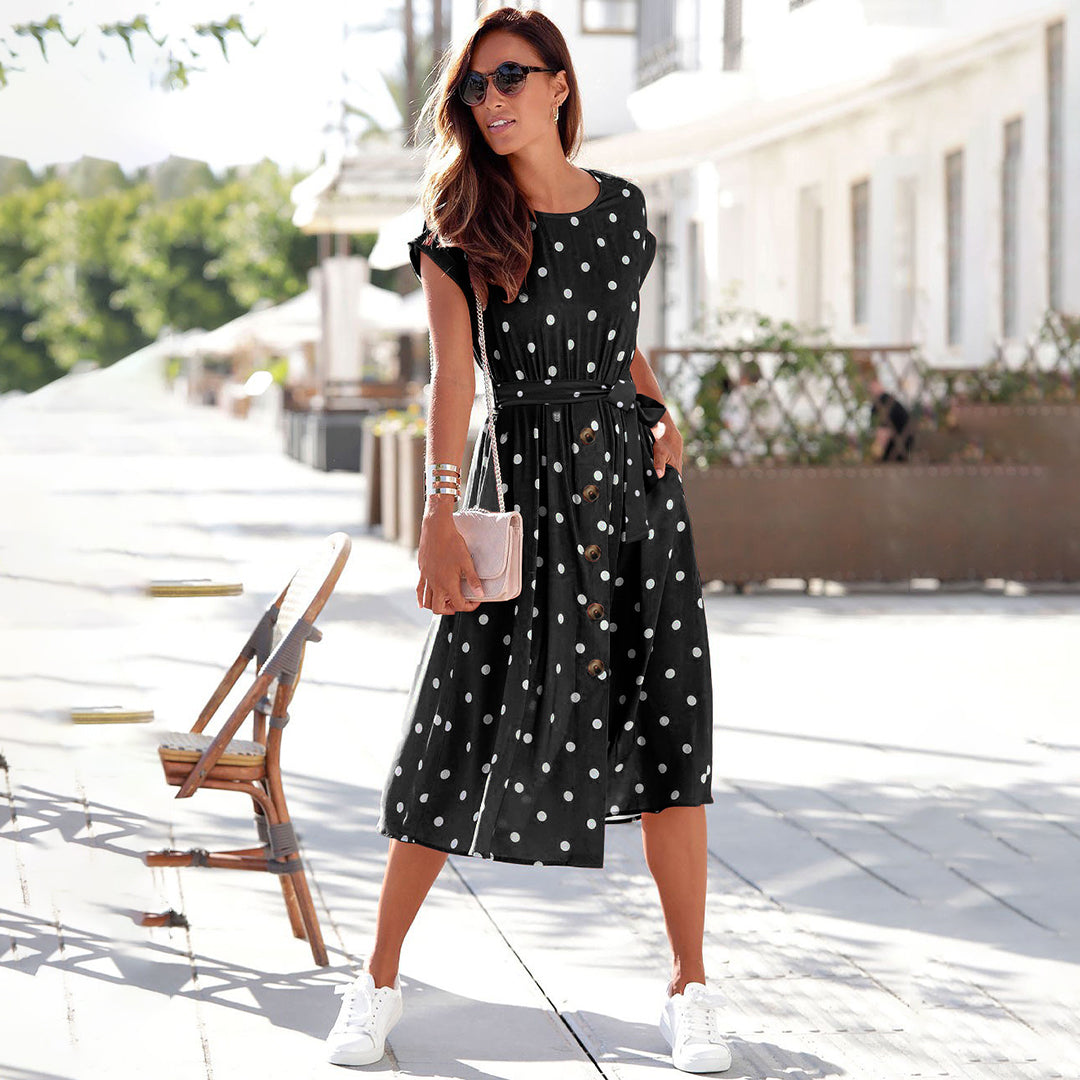 Iara Relaxed Midi Dress for Women Trendy Fashion Pick