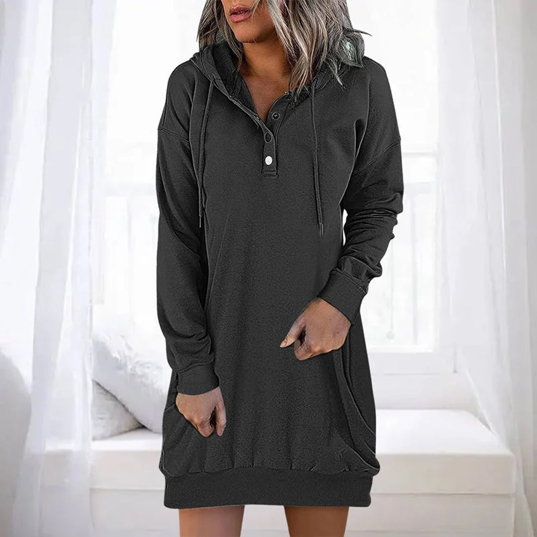 Aurora Halcyono Tailored Dress Dress with Relaxed Fit and Modern Casual Wear