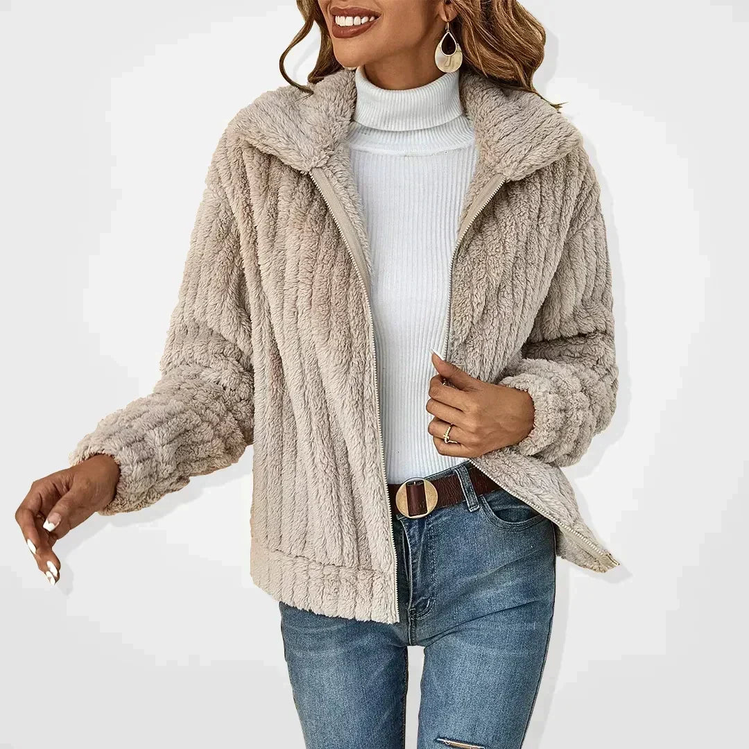 Women’s Cardigan | Zip Front Long Sleeve