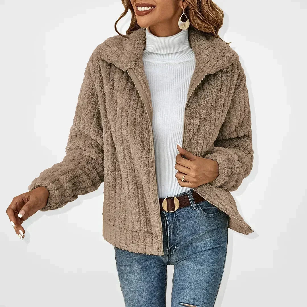 Women’s Cardigan | Zip Front Long Sleeve