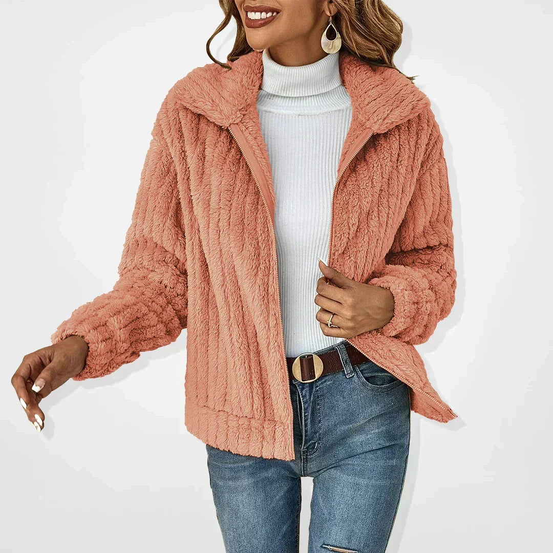 Women’s Cardigan | Zip Front Long Sleeve
