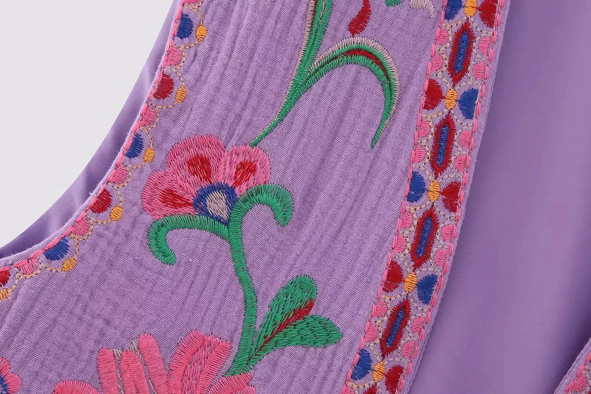 Vivienne™ | Vintage Floral Boho Vest