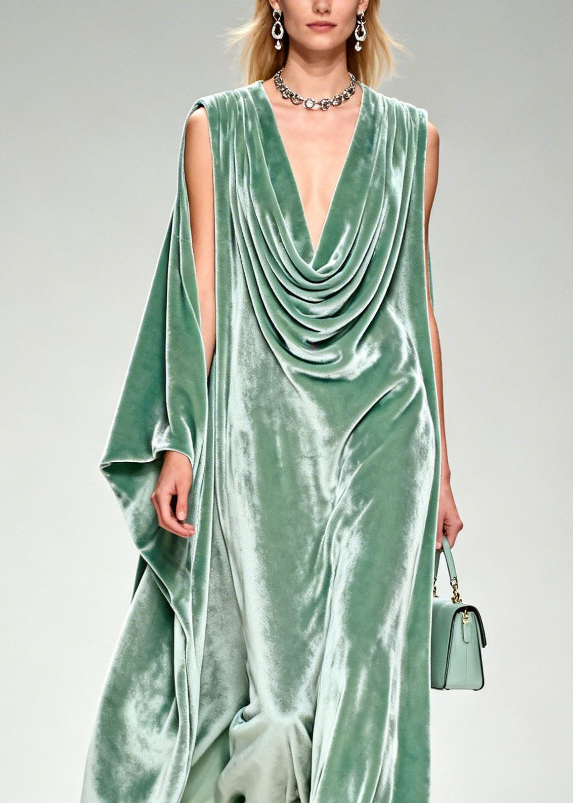 Boutique Ruffled Floral Patchwork Velvet Dresses Fall 2