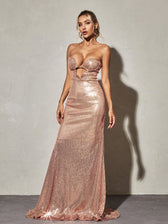 Bridie Strapless Sequin Maxi Dress 2