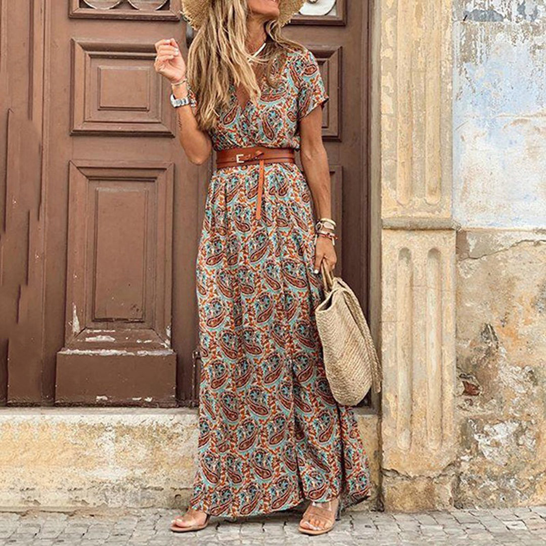 Nascira Stylish and Elegant Boho Dress for Women Feminine Flowy Style