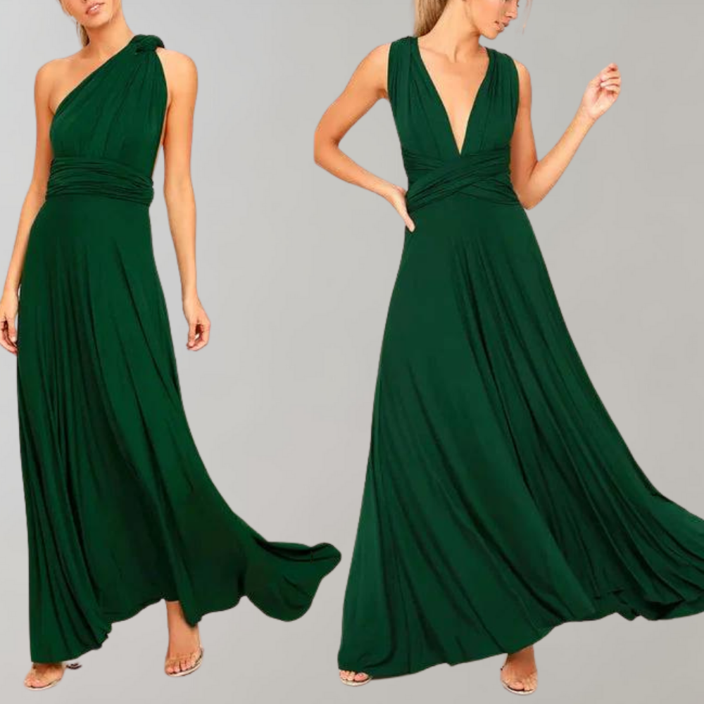 Nuala Statement Wrap Dress for Summer Designer Edit