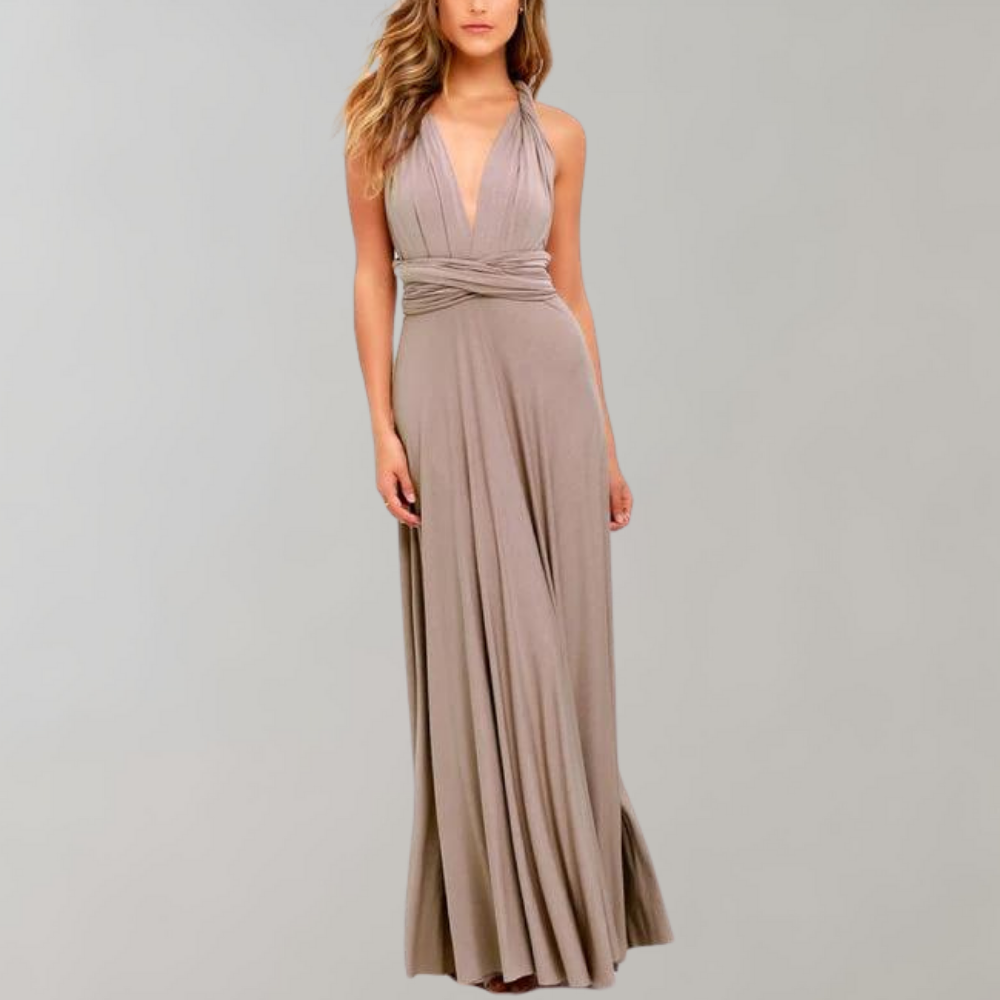 Nuala Statement Wrap Dress for Summer Designer Edit