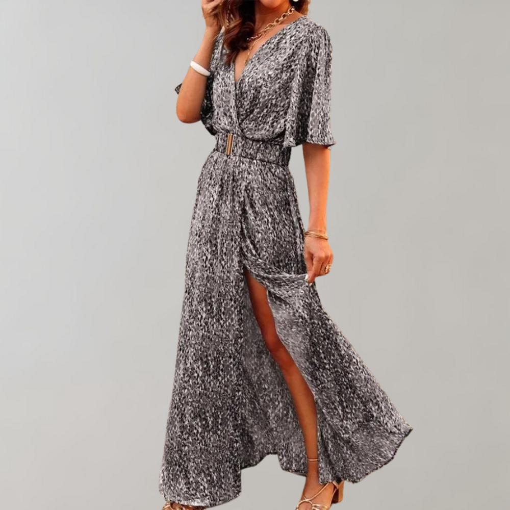Cecilia Chic Maxi Summer Dress Elevated Occasion Wear