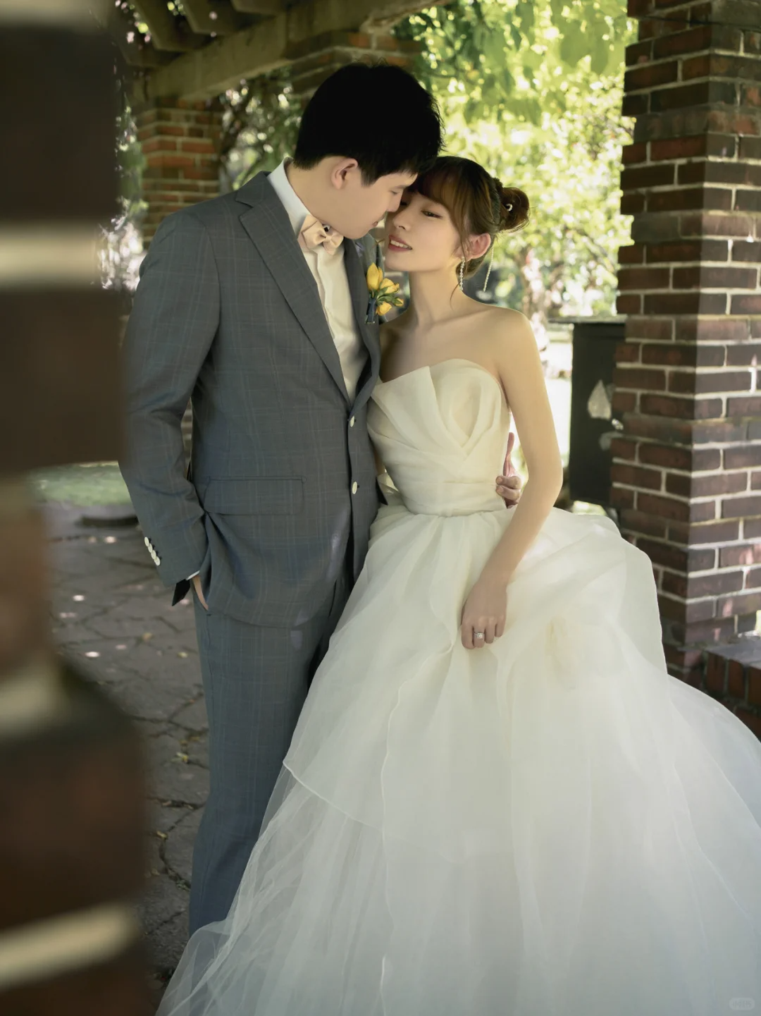 Elegant Ball Gown Strapless Satin  Long Wedding Dresses C4219