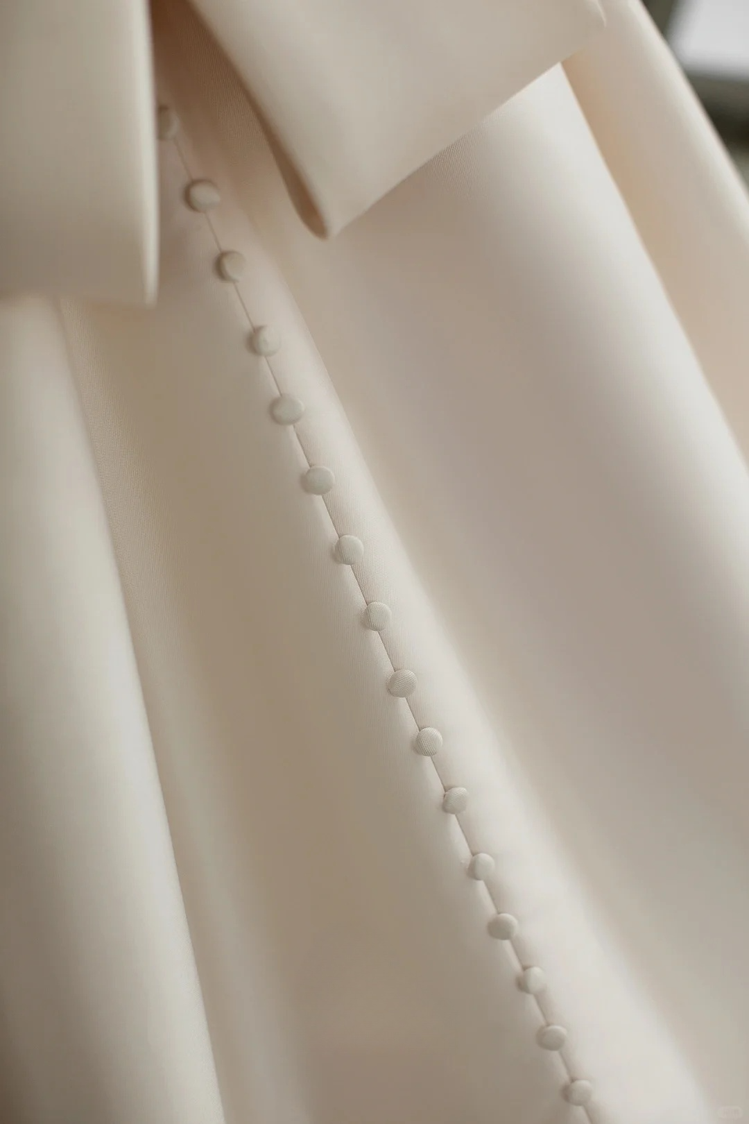 Chic Ball Gown Satin Lace Backless Long Wedding Dresses C4278