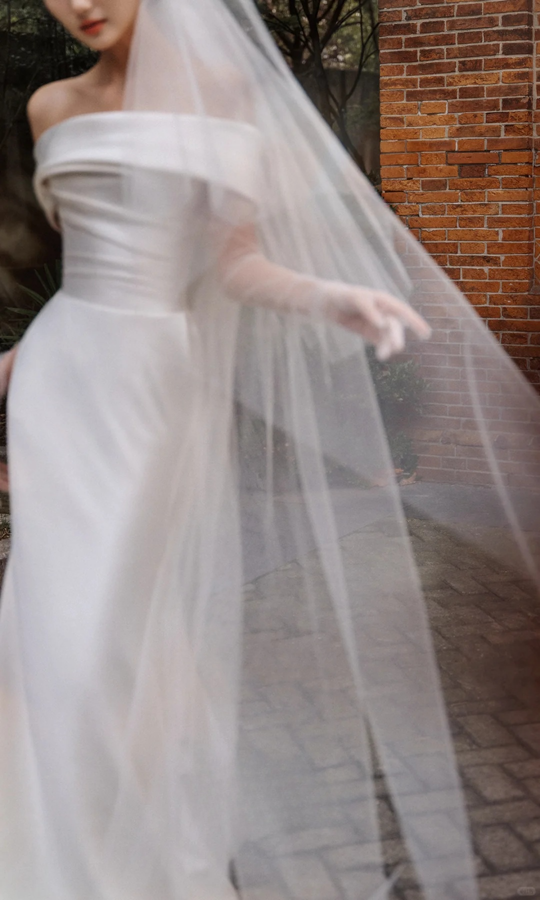 Elegant Mermaid Off The Shoulder Satin Tulle With Veil Long Wedding Dresses C4283