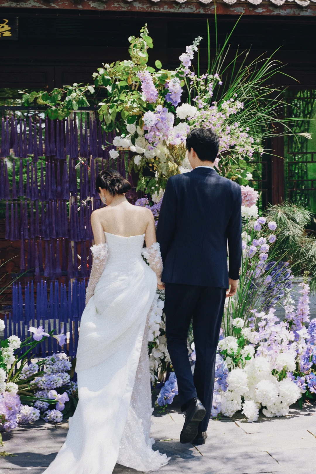 Unique Mermaid Strapless Satin Tulle Applqiue With Sleeves Long Wedding Dresses C4317