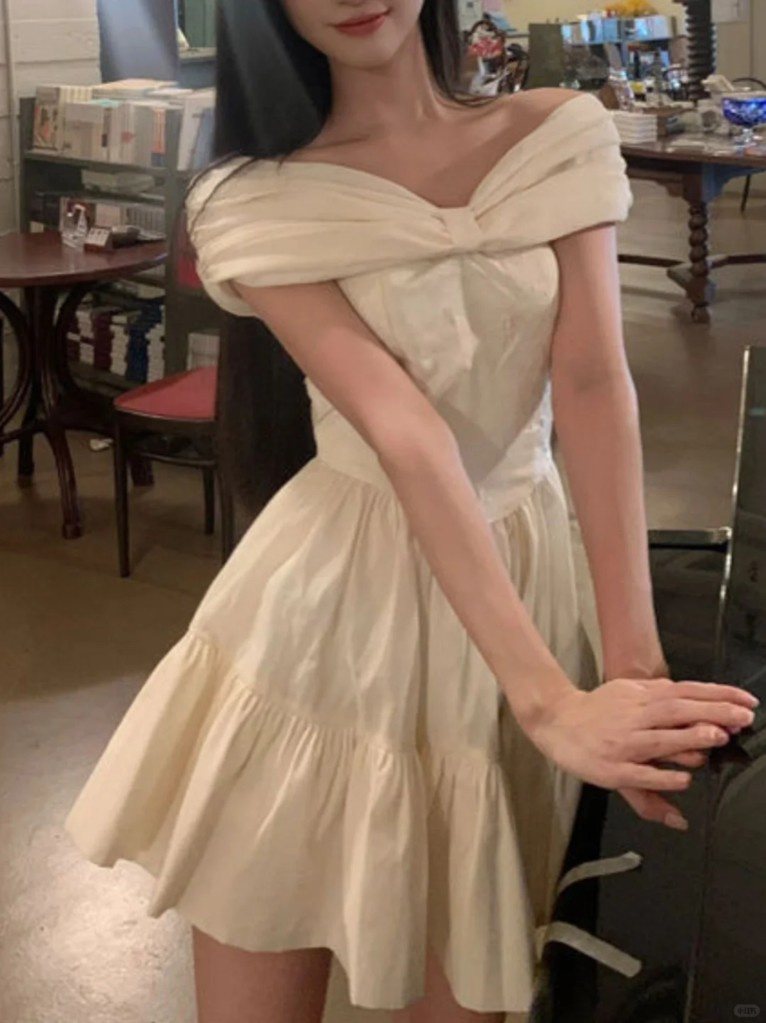 Cute A Line Off The Shoulder Satin Short Homecoming Dress 17th Birthday Outfits C4503