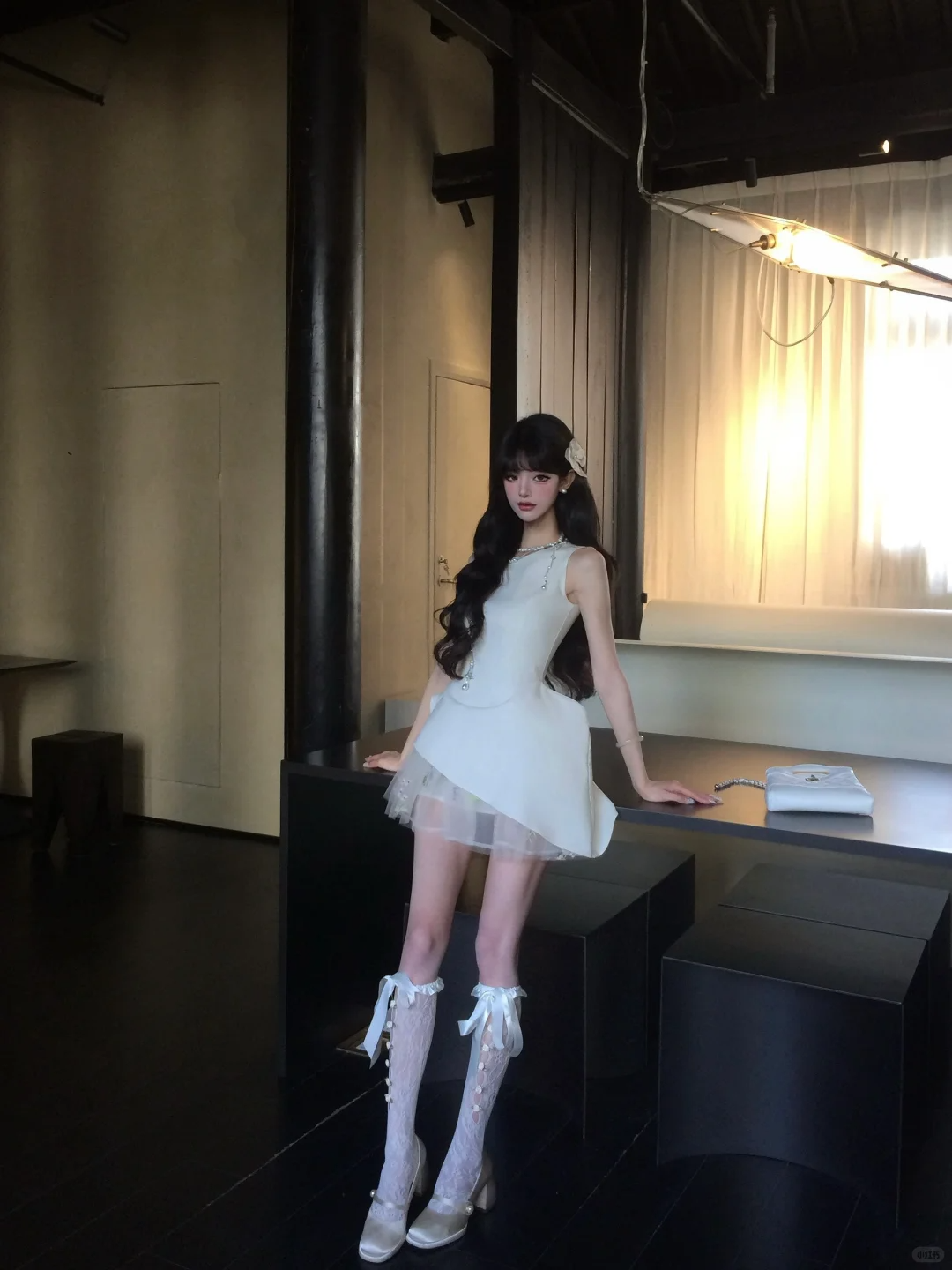 Chic 18th A Line Satin Tulle Short Homecoming Dress Birthday Outfits C4571