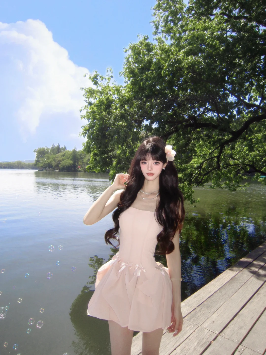 Cute 18th Pink A Line Strapless Satin Short Homecoming Dress Birthday Outfits C4572