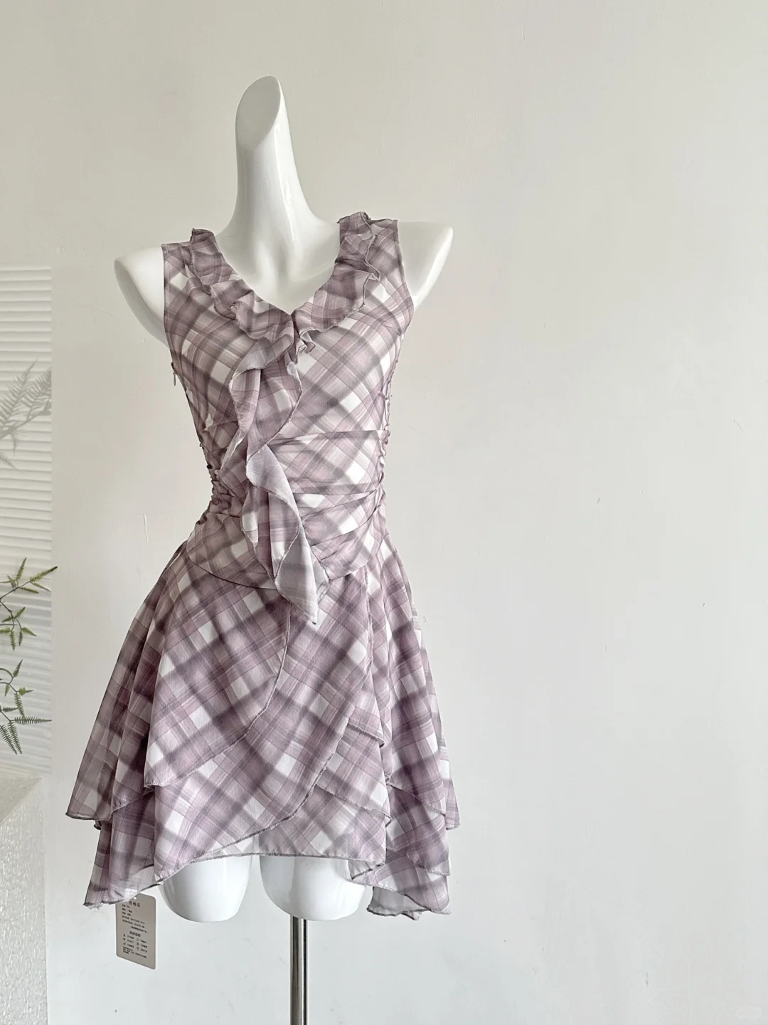 Unique 18th A Line V Neck Chiffon Ruffles Short Homecoming Dress Birthday Outfits C4589