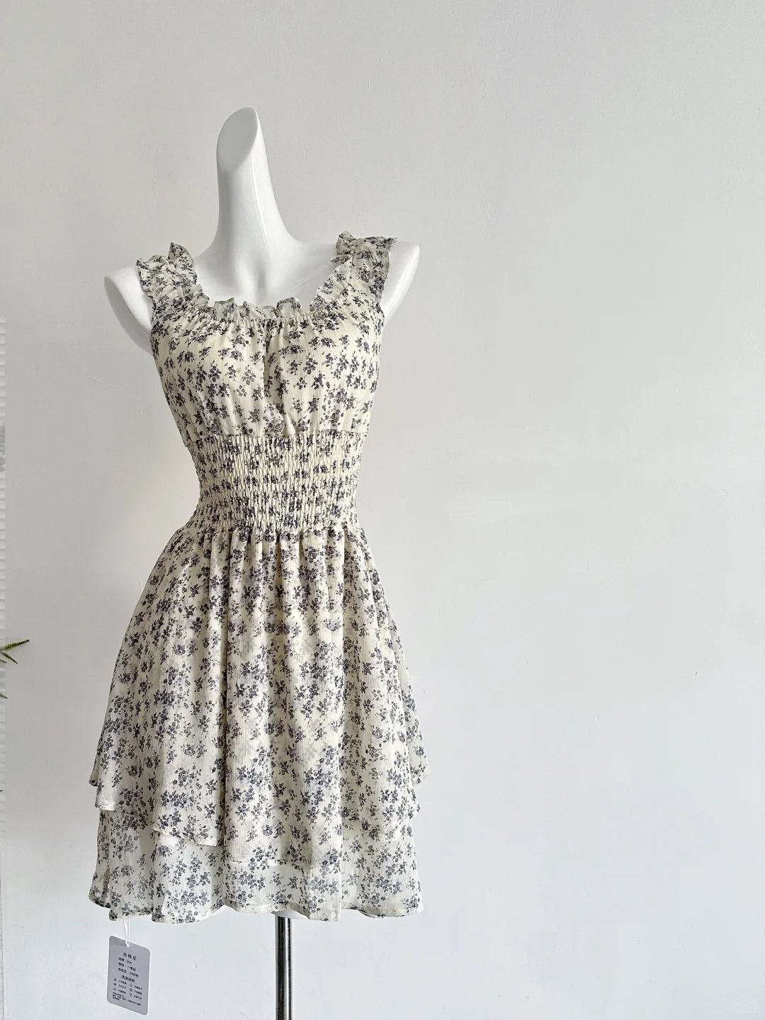 Unique 18th A Line Chiffon Printed Short Homecoming Dress Birthday Outfits C4590