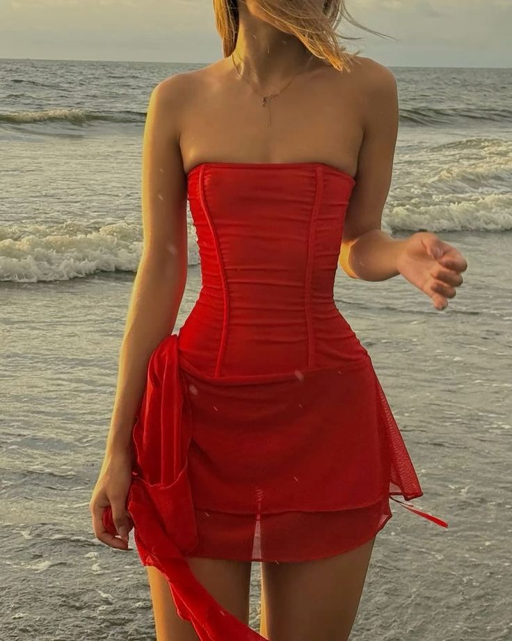 Unique A Line Strapless Satin Chiffon Short Homecoming Dress 18th Birthday Outfits C4626
