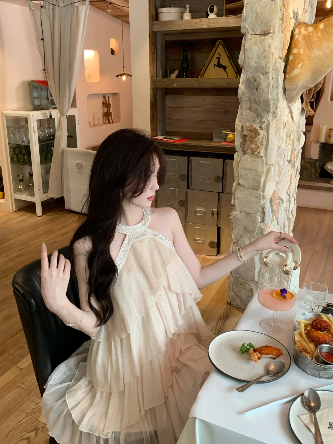 Elegant  A Line Halter Chiffon Short Homecoming Dress 17th Birthday Outfits C4635