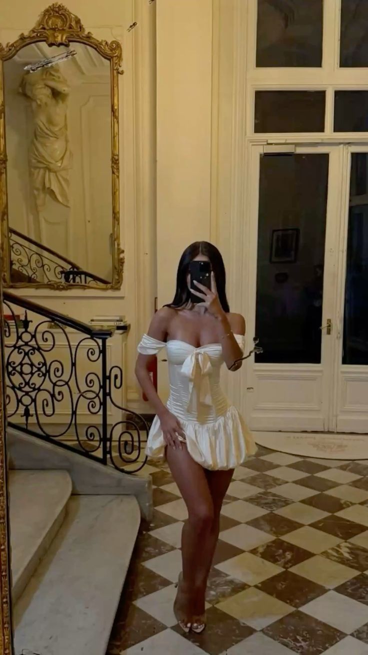 Pretty A Line Off The Shoulder Satin Short Homecoming Dress 19th Birthday Outfits C4680