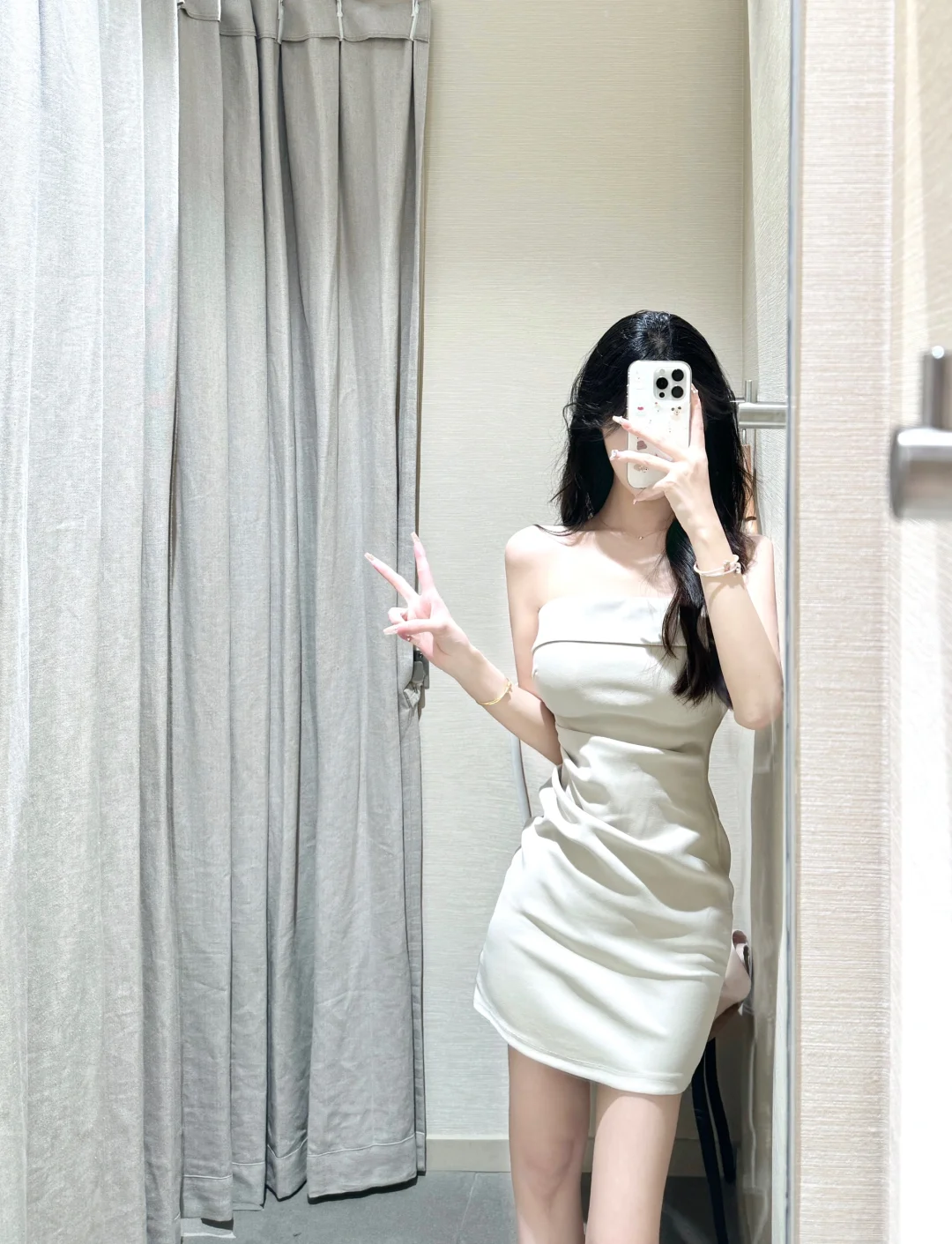 Simple Mermaid Strapless Satin Short Homecoming Dress 20th Birthday Outfits C4690