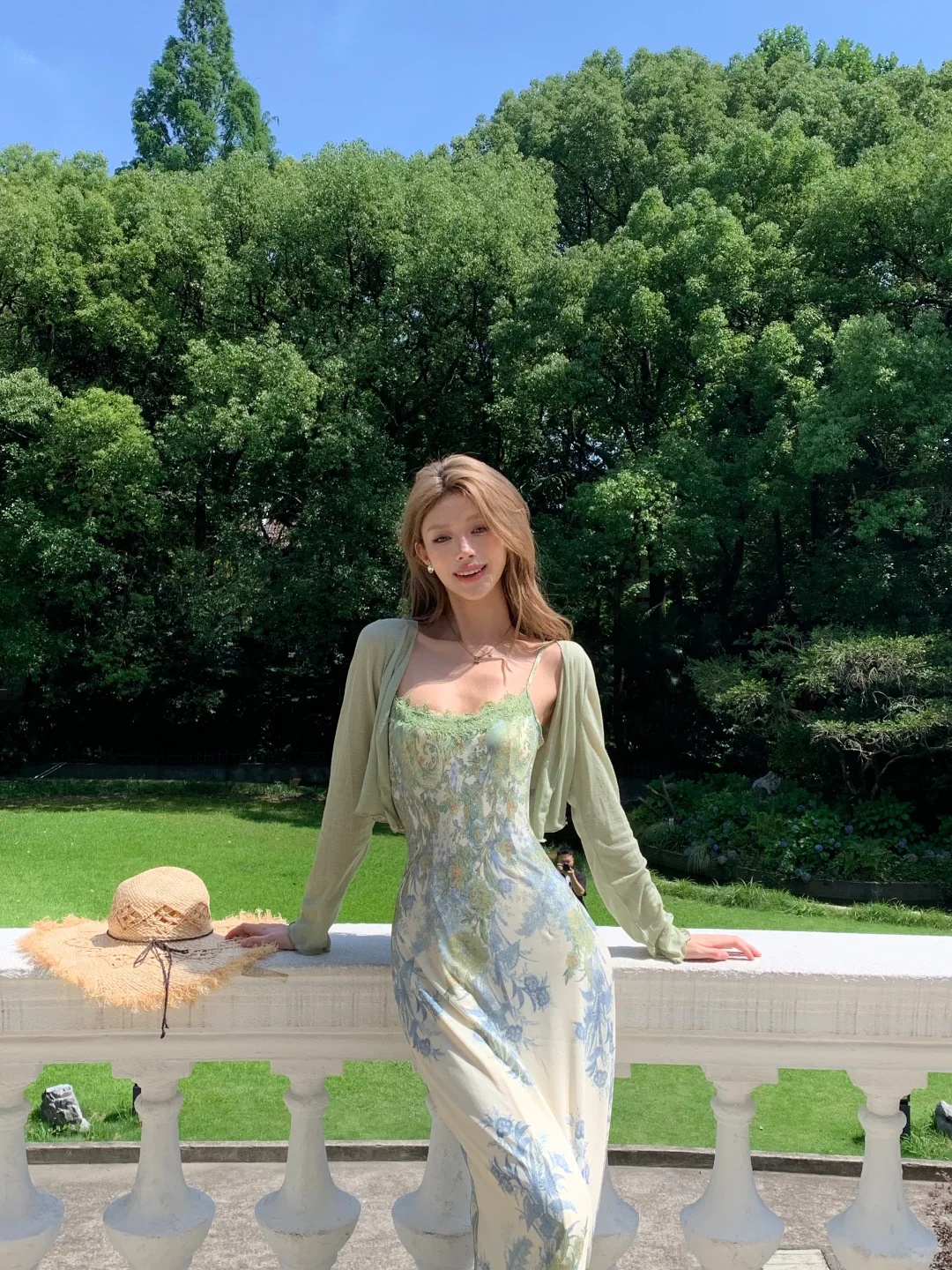 Elegant Mermaid Spaghetti Straps Satin Printed Lace Long Prom Dresses Formal Dress C4786