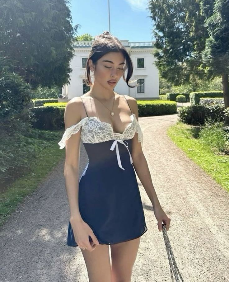 Impress A Line Spaghetti Straps Satin Lace Short Homecoming Dress 18th Birthday Outfits C4819