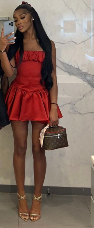 Chic A Line Strapless Satin Short Homecoming Dress 20th Birthday Outfits C4908