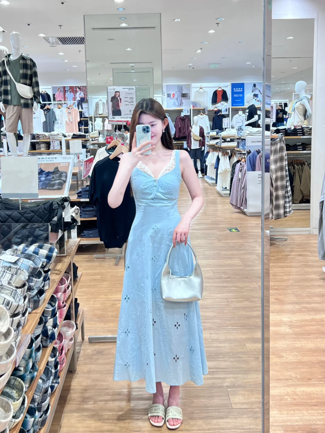 Pretty A Line V Neck Satin Lace Long Prom Dresses Formal Dress C4961