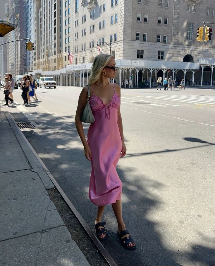 Simple Elegant A Line Spaghetti Straps Satin Long Prom Dresses Formal Dress C5207