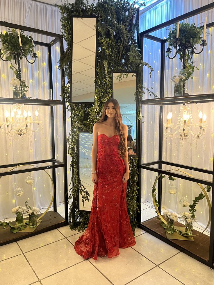 Pretty Mermaid Sweetheart Lace Long Prom Dresses Formal Dress C5270