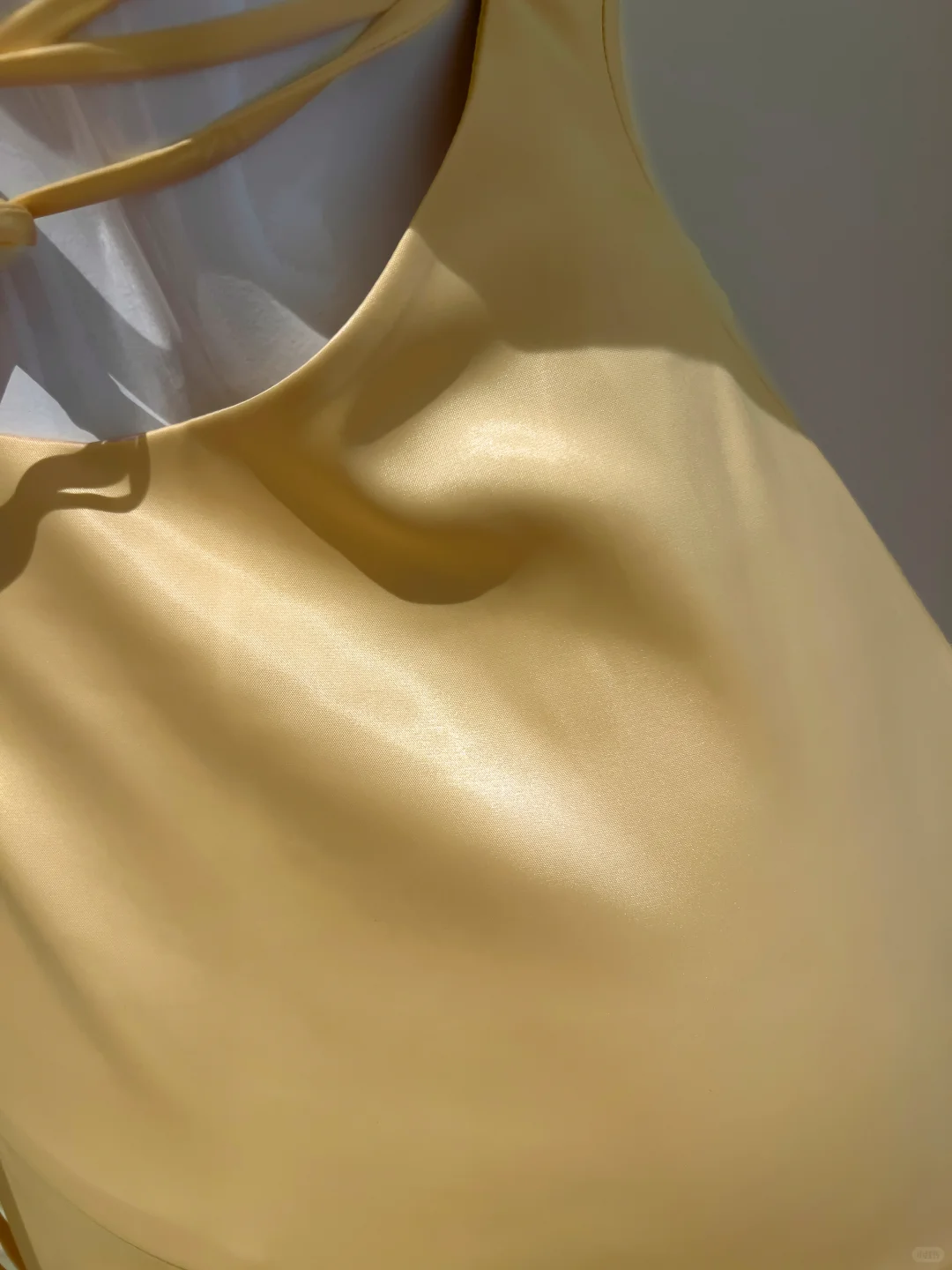 Pretty A Line Halter Yellow Satin High-Low Ruffle Hem Prom Dresses Formal Dress C5357