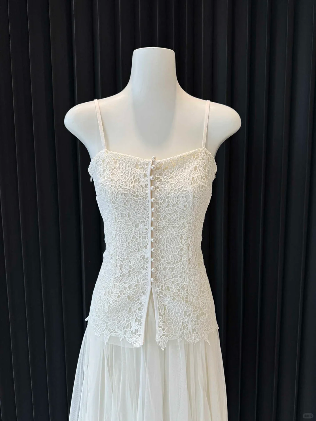 Classy A Line Spaghetti Straps Chiffon Lace Long Prom Dresses Formal Dress C5366