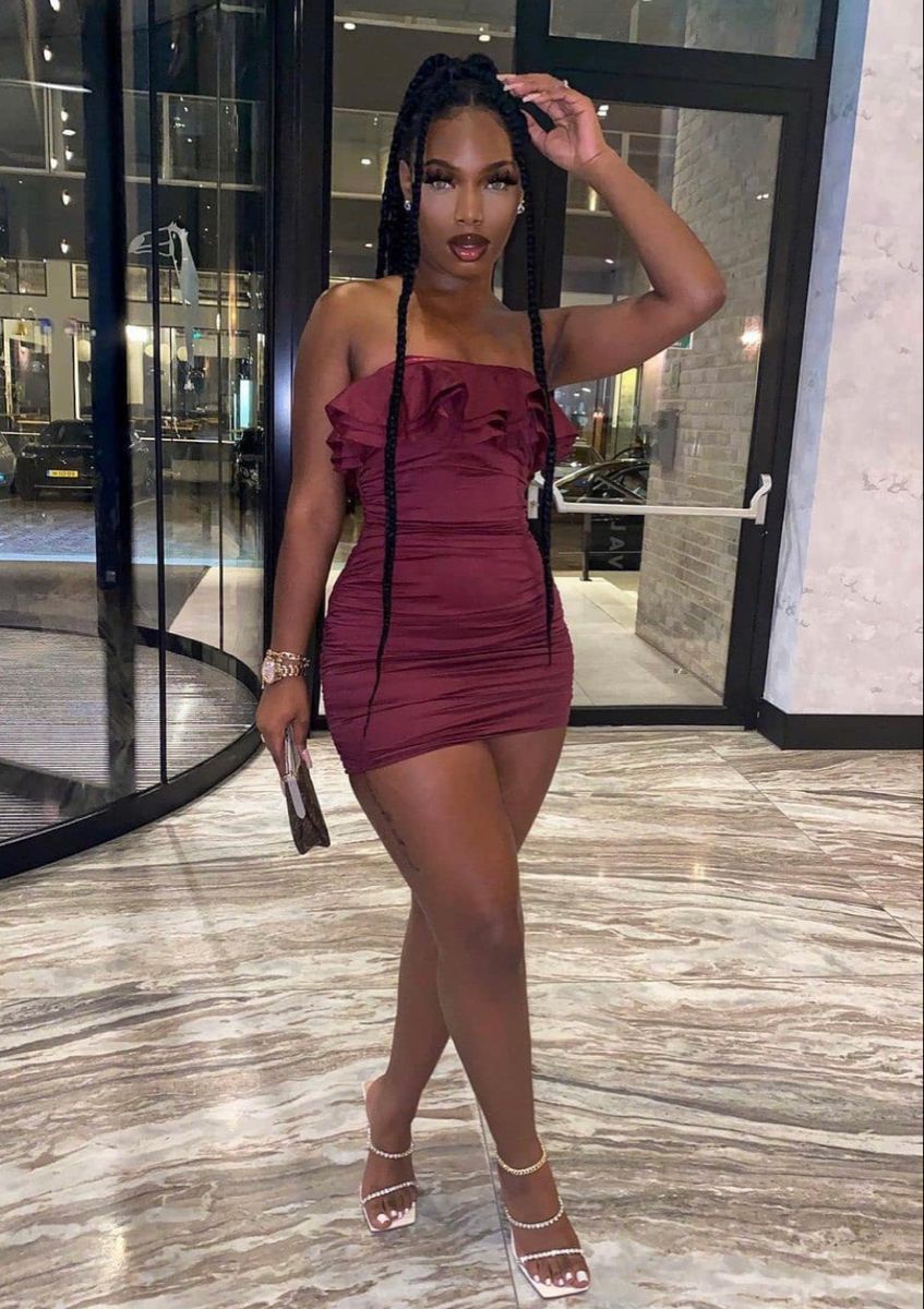 Chic Mermaid Strapless Satin Short Homecoming Dress 20th Birthday Outfits C5403