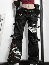 Halter-Neck Denim Jeans