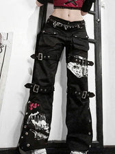 Halter-Neck Denim Jeans
