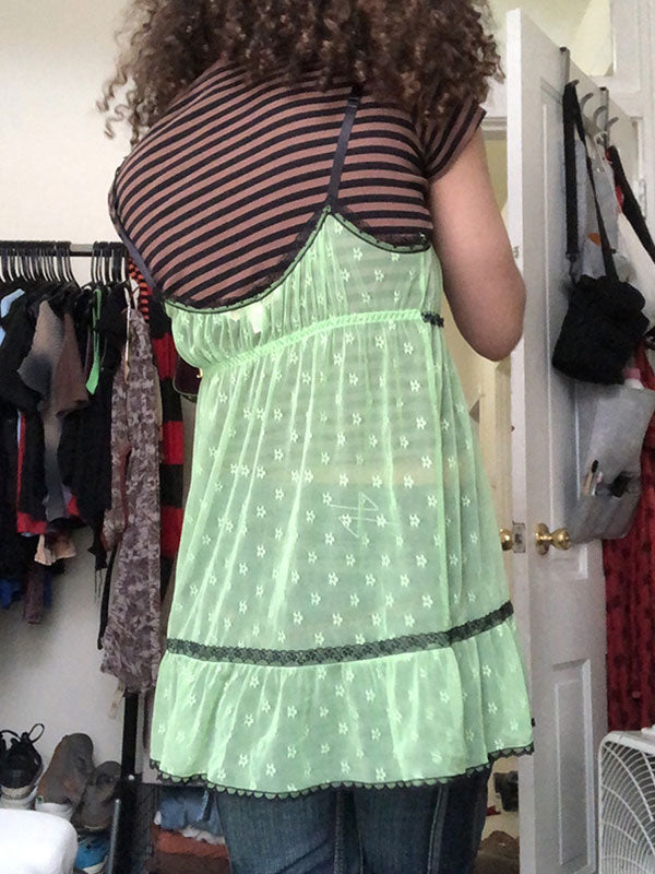 Lace Floral Mini Dress