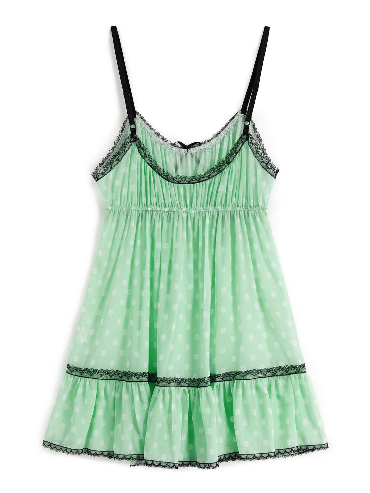 Lace Floral Mini Dress