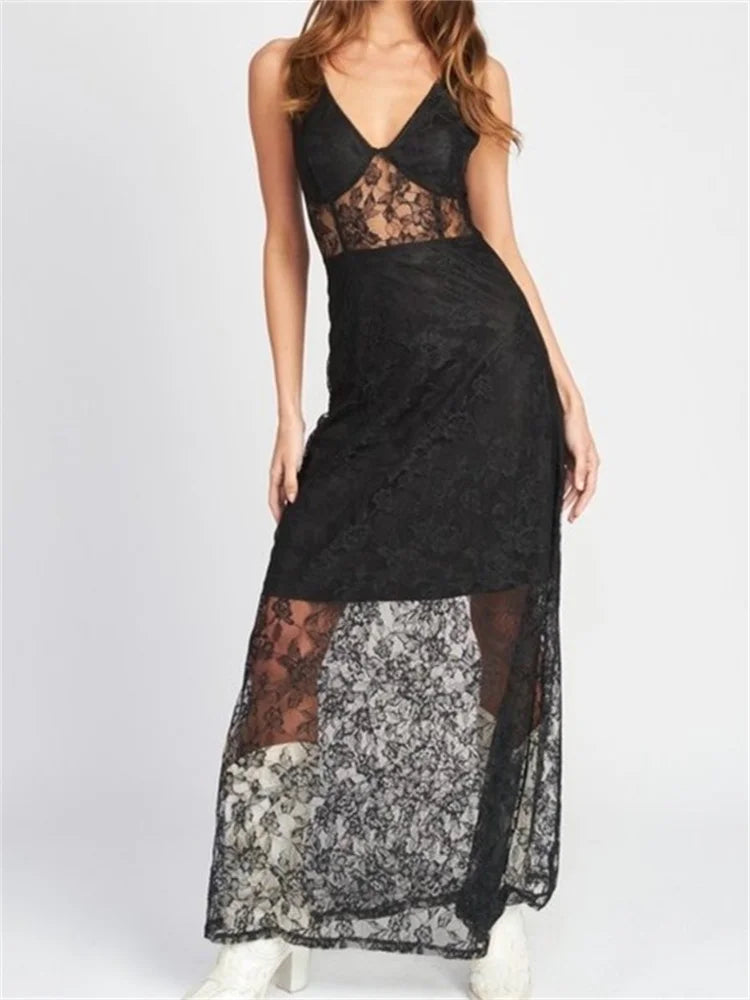 Patchwork Embroidered Lace Dress