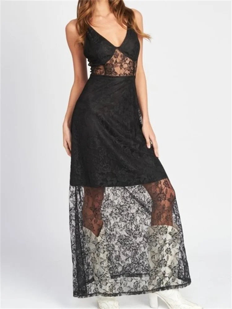 Patchwork Embroidered Lace Dress