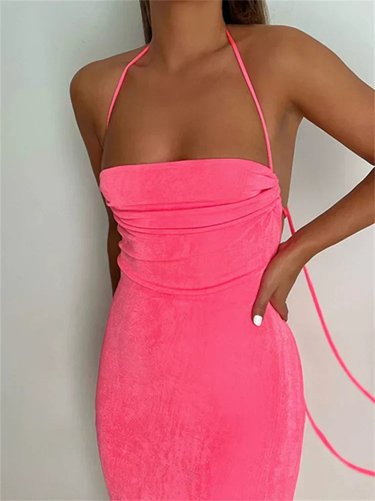 Backless Maxi Dress