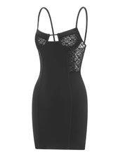 Lace Backless Spaghetti Strap Mini Dresses 5