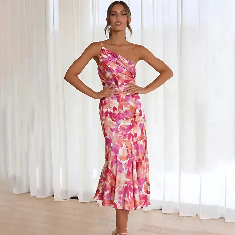 Samanta Timeless Off Shoulder Blumendress Elevated Occasion Wear